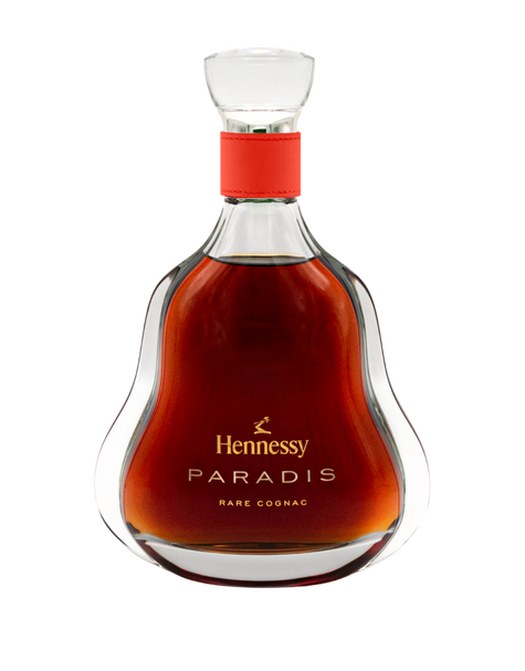 Hennessy Hands - Joy Red, Sans Font, Gold Engraving Color