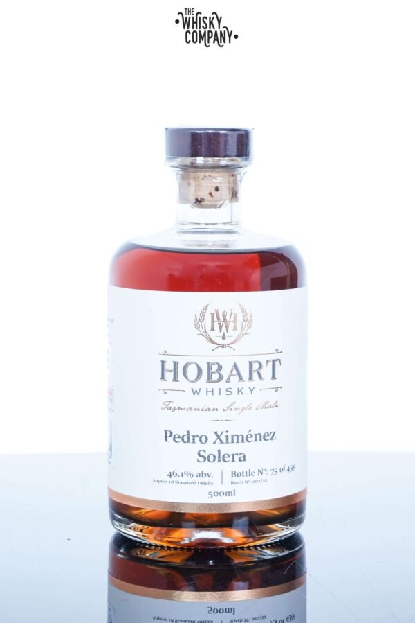 Hobart Pedro Ximenez Solera Tasmanian Single Malt Whisky – Batch 002/22 (500ml)