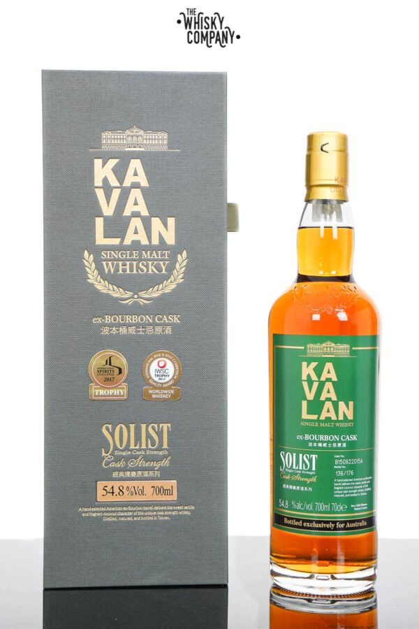 Kavalan Solist Ex Bourbon Australian Exclusive Cask Strength Taiwanese Single Malt Whisky (750ml)