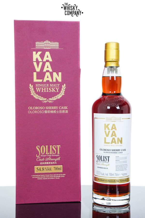 Kavalan Solist Oloroso Sherry Cask Australian Exclusive Taiwanese Single Malt Whisky (750ml)