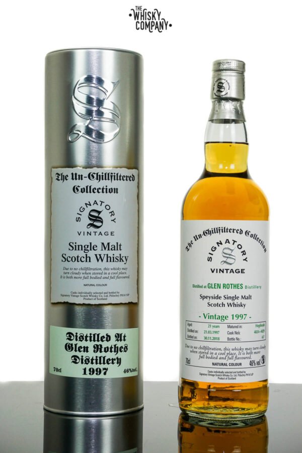 Glen Rothes 1997 Aged 27 Years Single Malt Scotch Whisky – Signatory Vintage (700ml)