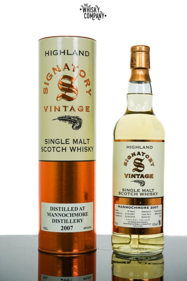 Mannochmore 2007 Aged 10 Years Single Malt Scotch Whisky – Signatory Vintage (700ml)