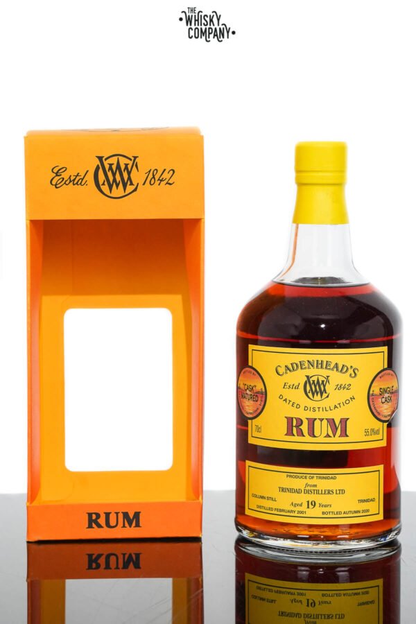 Trinidad Distillers Ltd 2001 Aged 23 Years Trinidad Rum – Cadenhead’s (700ml)