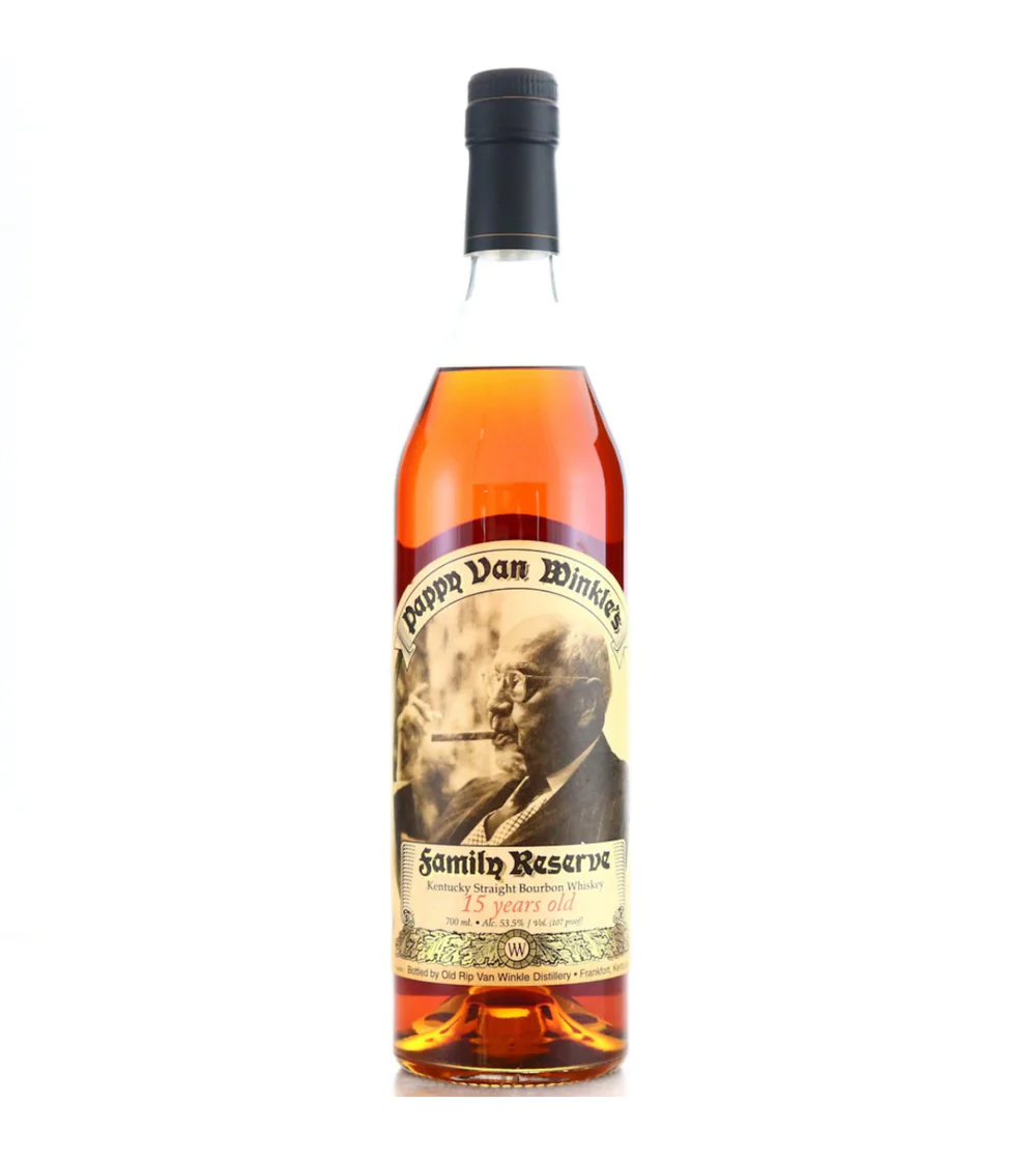 Pappy Van Winkle 15 Year Bourbon Red Foil Santa Edition 2017 Year