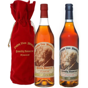 Pappy Van Winkle 15 & 20 Year Family Reserve Bourbon Set, 2 x 750ml Bottles