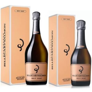 Billecart-Salmon Brut Rosé NV Champagne Set - 750ml & 375ml Half Bottle