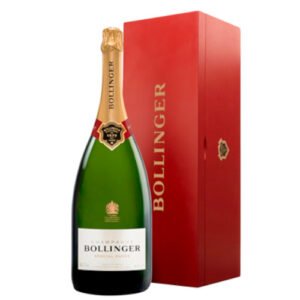 Bollinger Special Cuvee NV Jeroboam  in Red Wood Box (3 ltr)