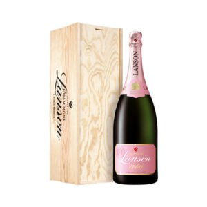 Lanson Le Rosé NV Champagne Magnum - 1.5L in Wooden Gift Box