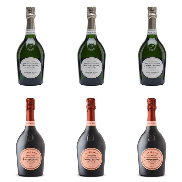 Laurent-Perrier Luxury Champagne Mixed Case - 6 x 750ml Bottles