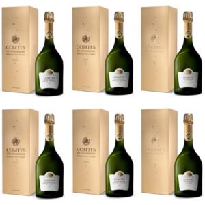 Taittinger Comtes de Champagne Blanc de Blancs Mixed Case - 6 x 750ml Bottles