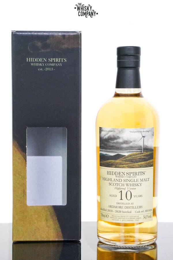 Ardmore 2010 Aged 10 Years Single Malt Scotch Whisky – Hidden Spirits (700ml)