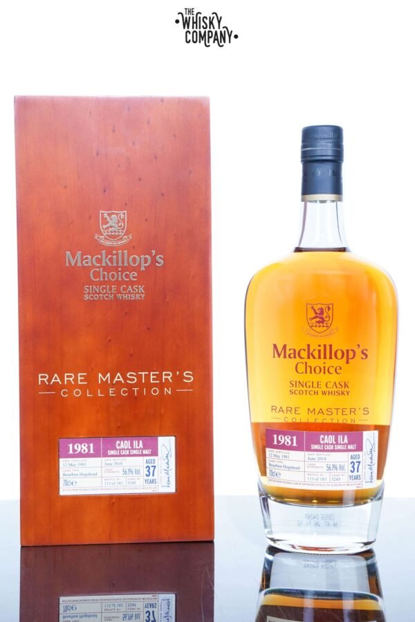 Caol Ila 1981 Aged 37 Years Single Cask Single Malt Scotch Whisky – Mackillop’s Choice Cask 3245 (700ml)