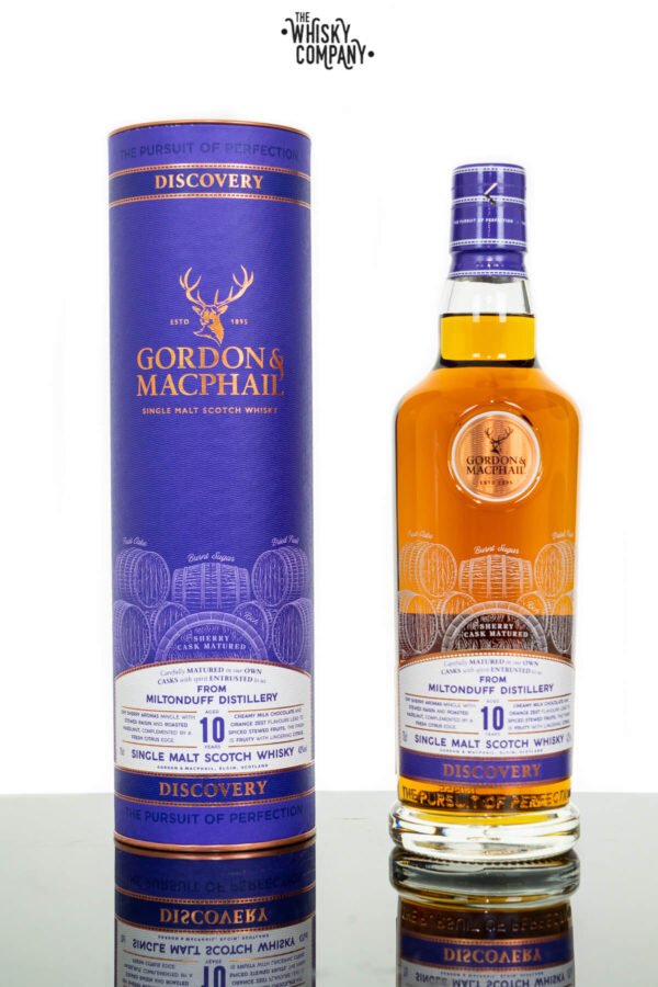 Miltonduff Aged 10 Years Discovery Single Malt Scotch Whisky – Gordon & MacPhail (700ml)