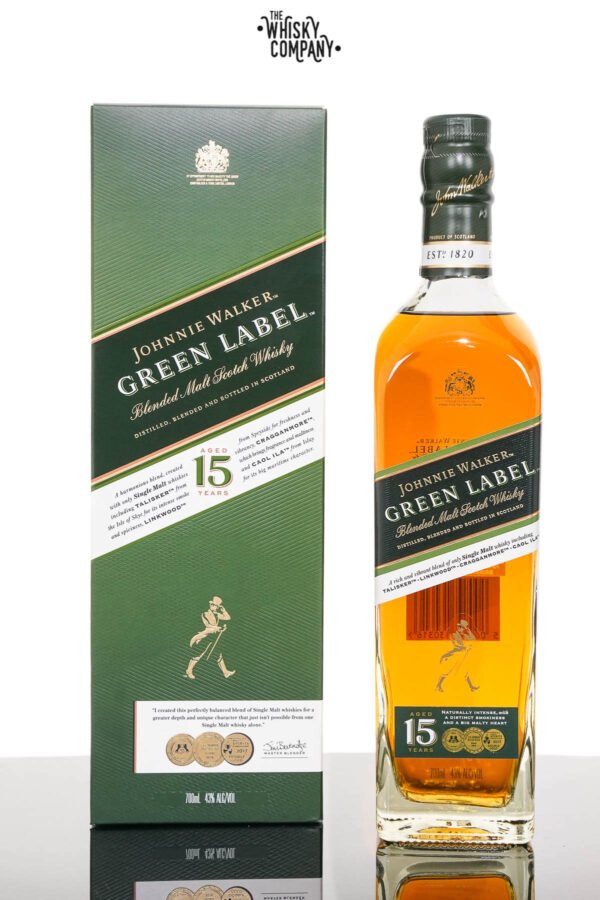 Johnnie Walker 15 Year Old Green Label Blended Malt Scotch Whisky - 750ml