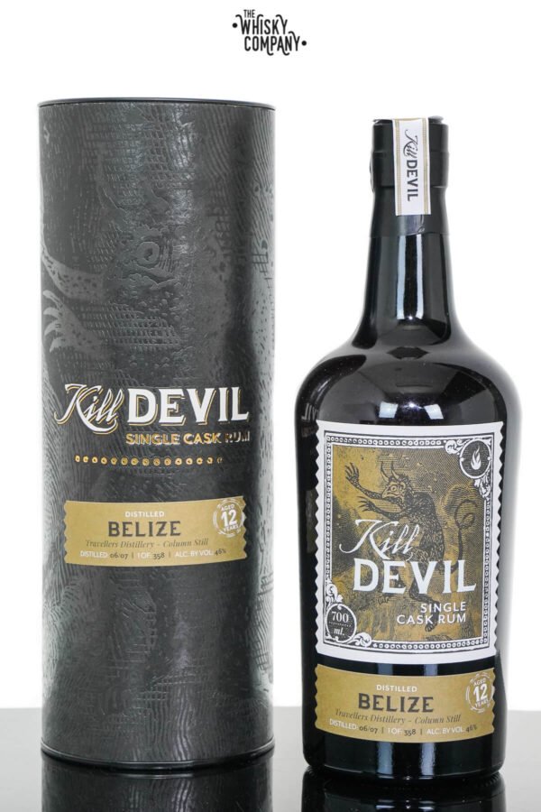 Kill Devil 12 Years Old Belize (Travellers Distillery) Single Cask Rum – Hunter Laing (700ml)