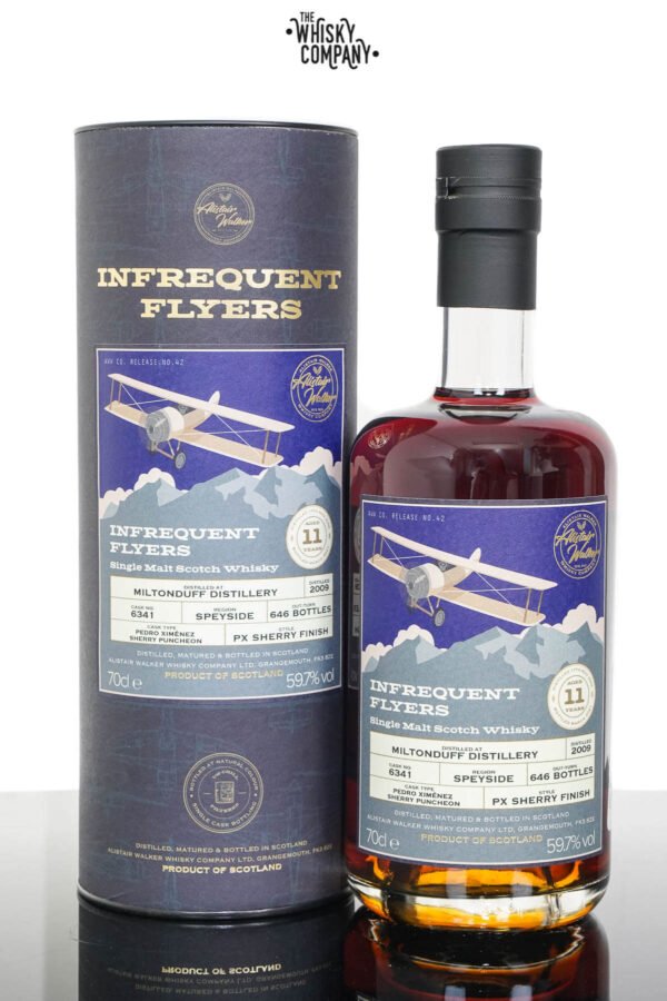 Miltonduff 2009 Aged 15 Years Single Malt Scotch Whisky – Infrequent Flyers (700ml)