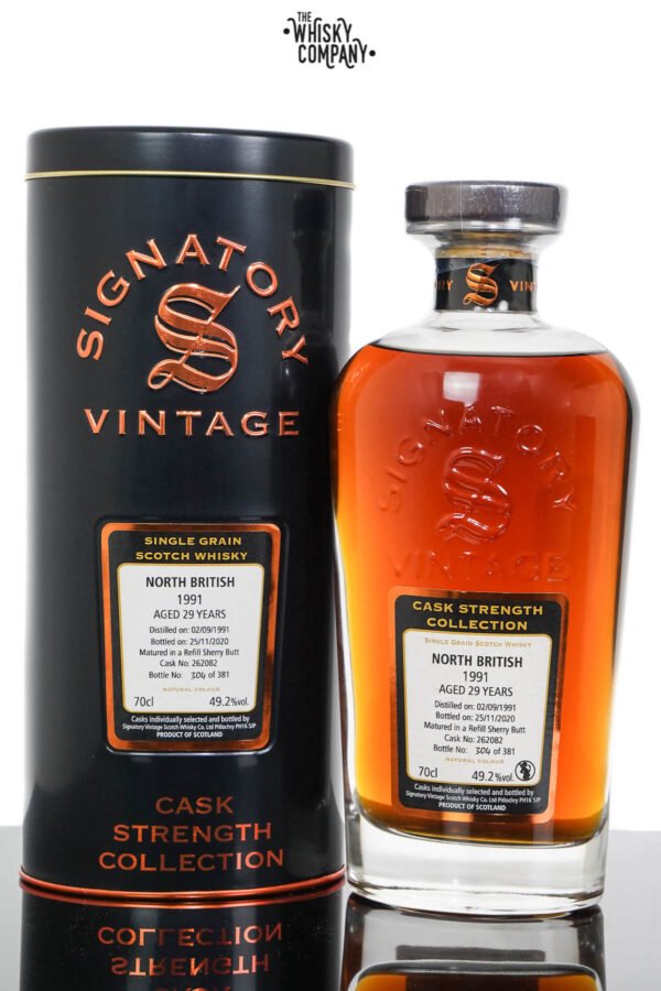 North British 1991 Aged 29 Years Single Grain Scotch Whisky – Signatory Vintage (700ml)