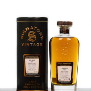 Ben Nevis 1991 24 Year Old Highland Single Malt Scotch Whisky, Signatory Vintage Cask #3833, 750ml